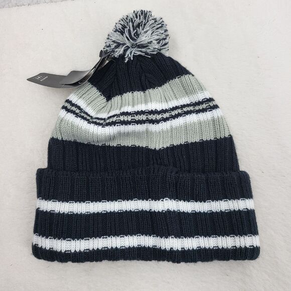 NFL Dallas Cowboys Hone Patch 47 cuff knit navy beanie NWT - Picture 2 of 4